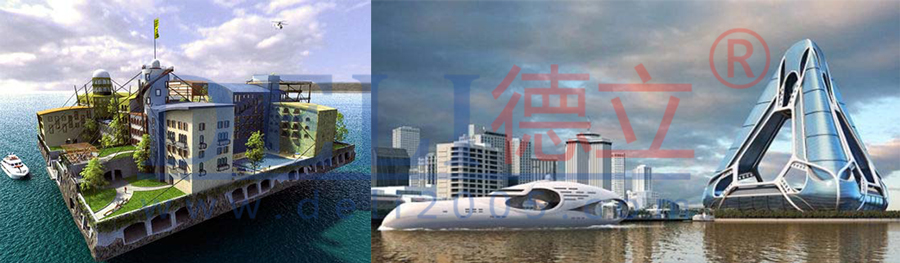 海上漂浮城市:乌托邦式未来人类居所