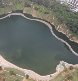 广州南沙凤凰湖浮桥 景观浮桥
