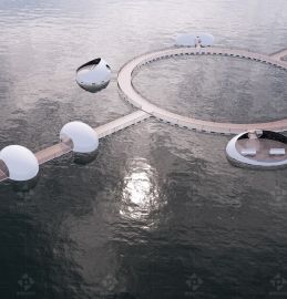 迪拜科技浮桥