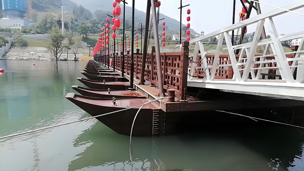 德立码头:资兴东江古渡浮桥正式免费开放 6
