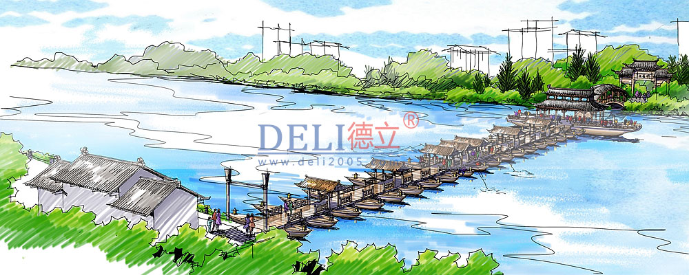 义乌市佛堂古镇万善浮桥工程