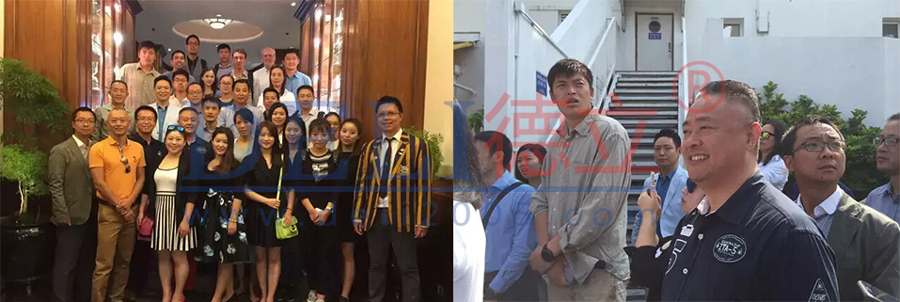 万科赛艇团队到访香港游艇会
