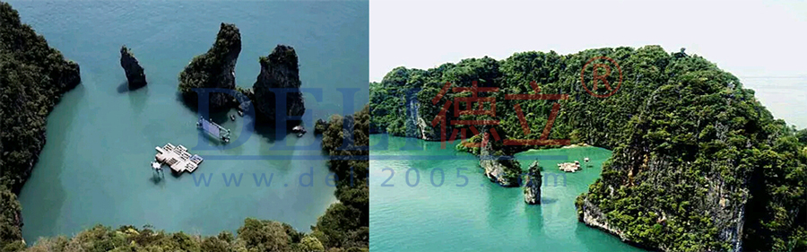 泰国漂浮在海上的电影院