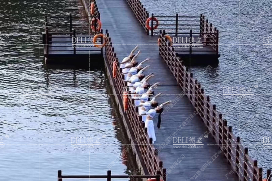 Yunnan Pu'er 4A level scenic spot art floating bridge
