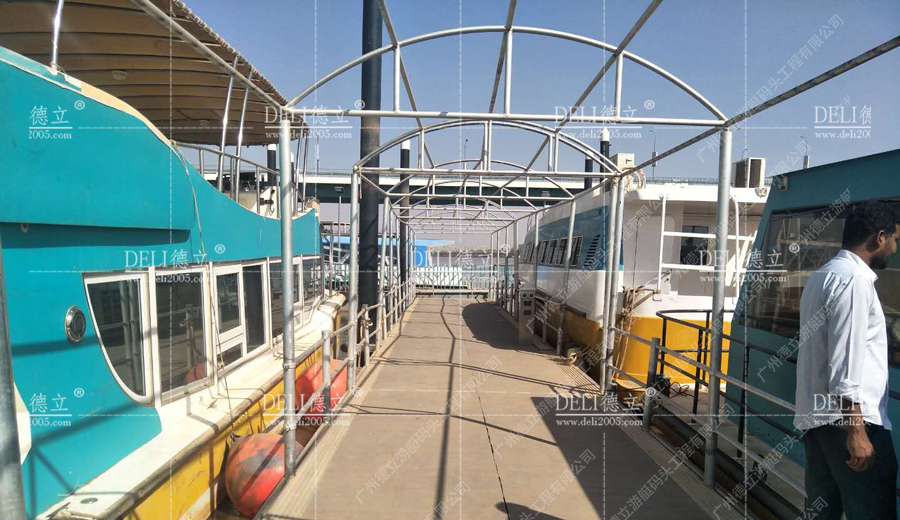 Company dispatched personnel to study advanced techniques in yacht dock construction industry abroad