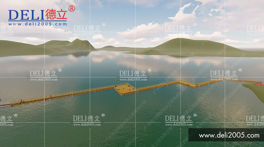 肇庆七星岩景区浮桥项目已全面完工