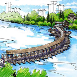 Design of Wanshan Floating Bridge in Fotang Ancient Town, Yiwu City